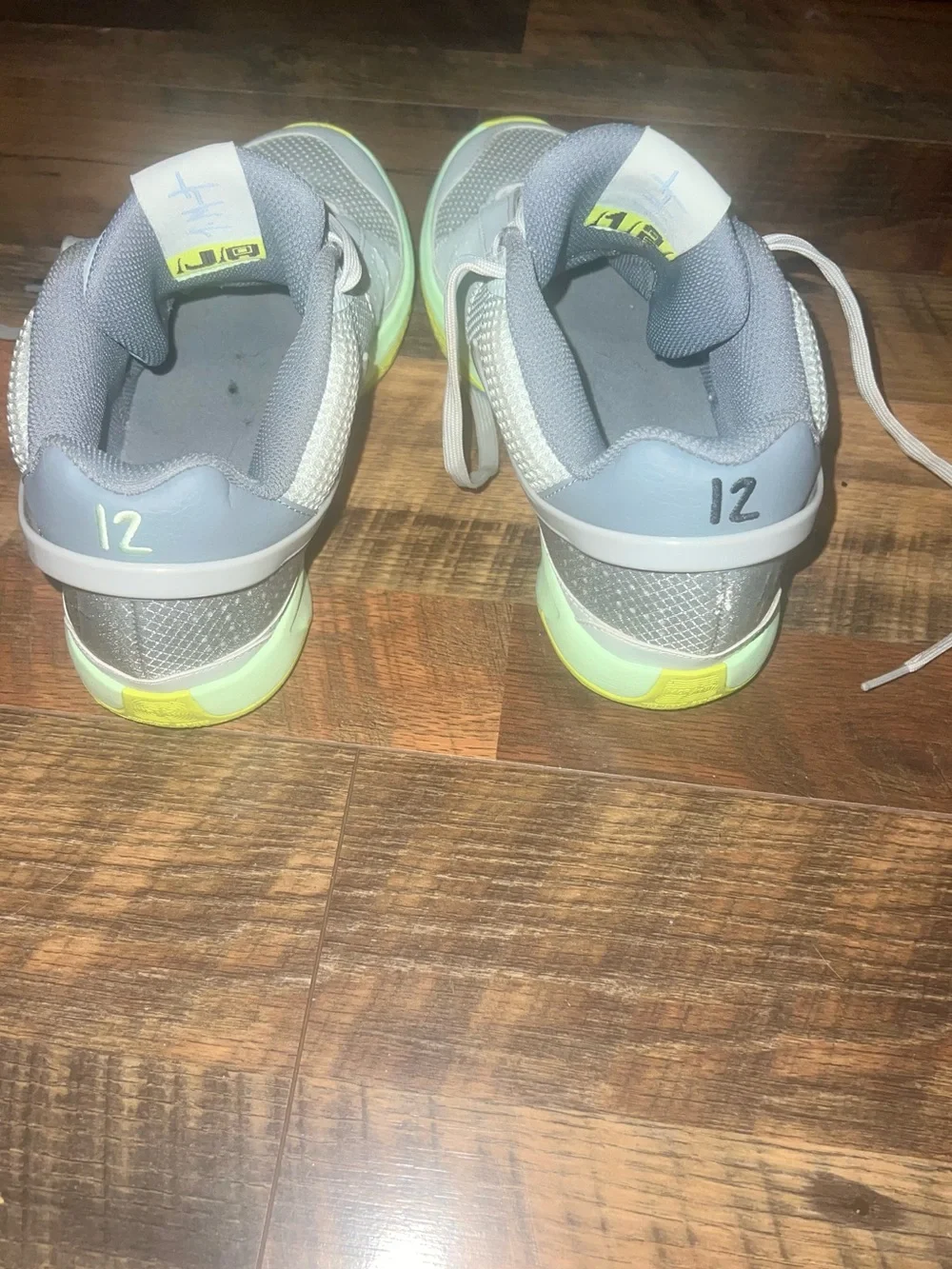 Nike Ja 1 Light Silver/Cyber sneaker size 8.5
